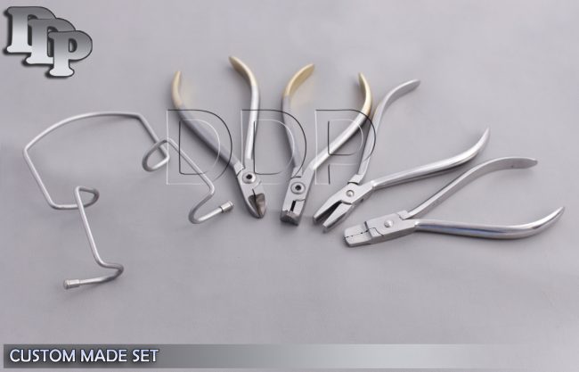 Custom Made Dental Instruments Set Pliers Pin Cutter Orringer Retractor DN-586
