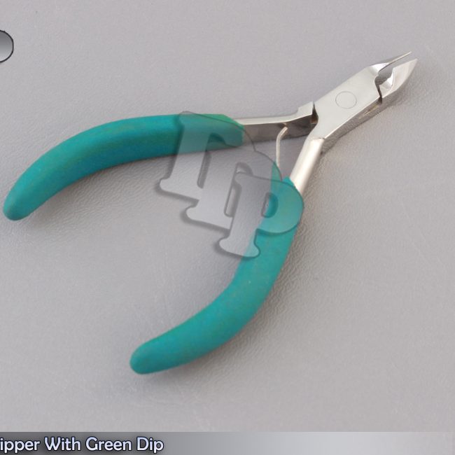 Cuticle Nipper With Green Dip Beauty Instruments