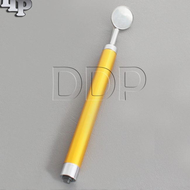 Dental Mirror WITH LIGHT (Gold Color) Dental Instruments