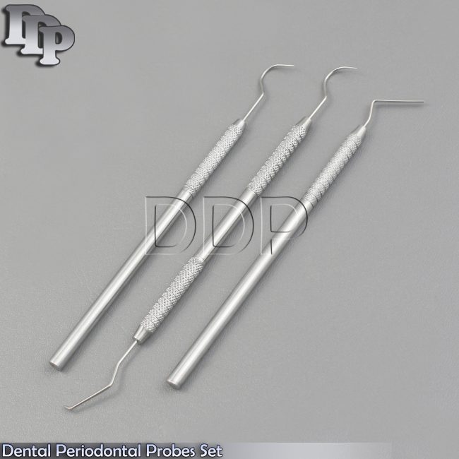Dental Periodontal Probes Tartar Remover Scaler Explorer Tooth Pick Probes Exam
