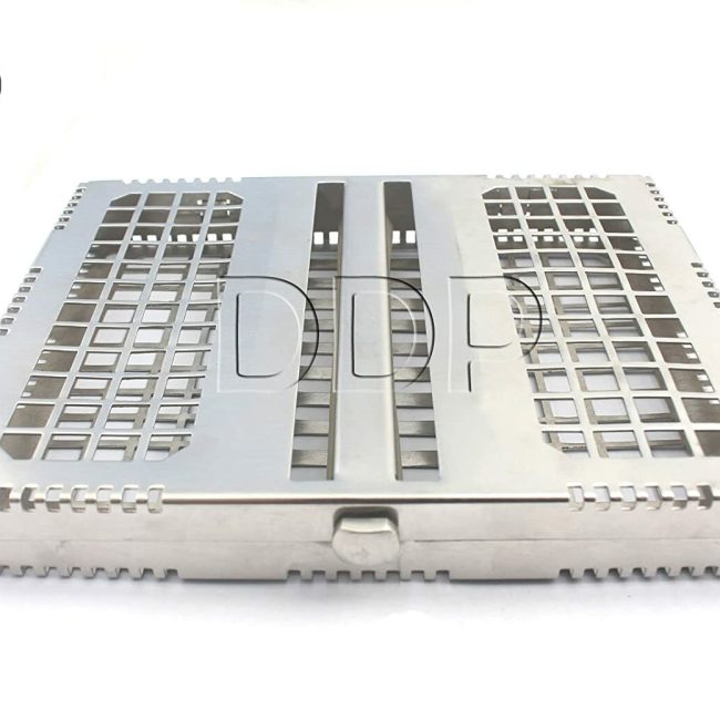 Dental Sterilization Cassette Rack Tray Disinfection Box for 10 PCS Inst DN-2316