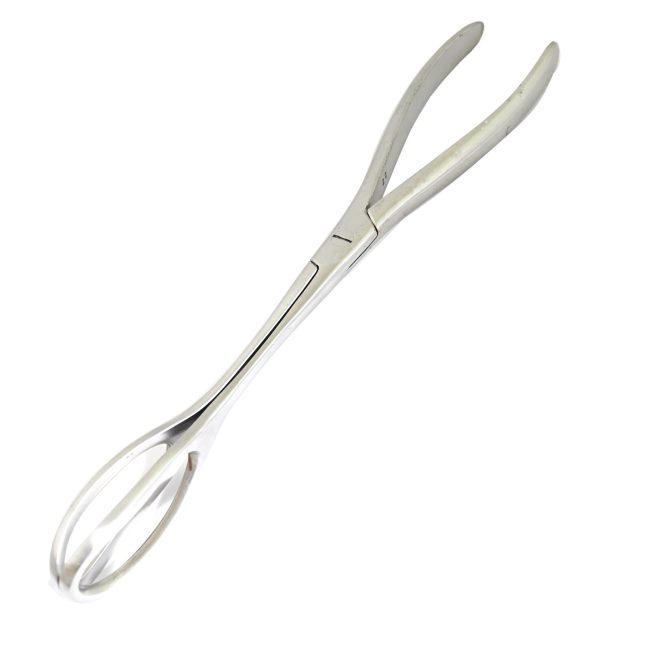 Dog Obstetric Forceps 29cm Stainless Steel Surgical Instruments DS-1909