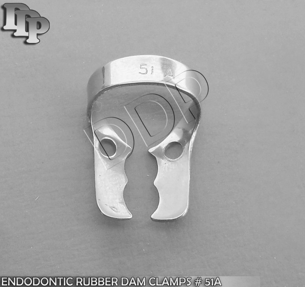 ENDODONTIC RUBBER DAM CLAMPS # 51A Dental Instruments