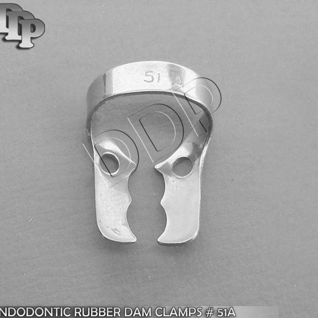 ENDODONTIC RUBBER DAM CLAMPS # 51A Dental Instruments