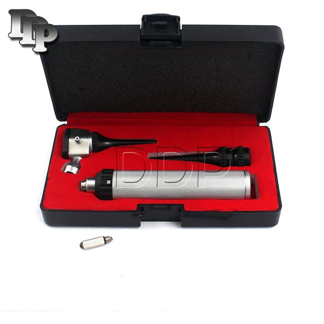 ENT Professional Medical Diagnostic OTOSCOPE KIT Specula Case 1 XTRA BULB NT-996