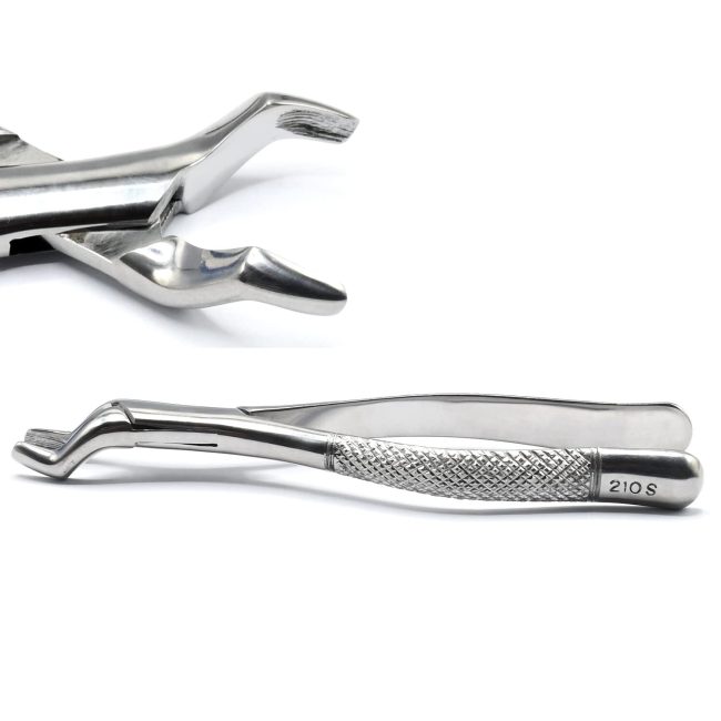 EXTRACTING FORCEPS # 210S DENTAL SURGICAL INSTRUMENTS