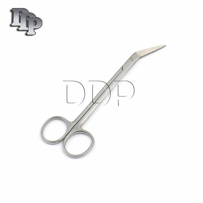 Extra Long Handled Angled Toe Nail Chiropody Podiatry Scissors - Steel Clippers