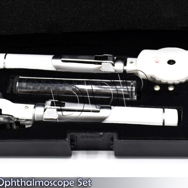 FIBER OPTIC Otoscope Ophthalmoscope Examination LED Diagnostic ENT White NT-981