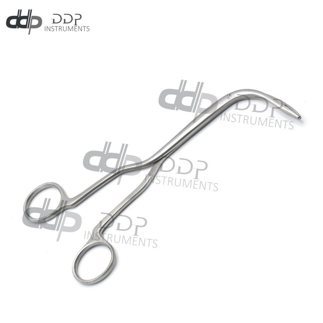 Fraenkel Laryngeal Forceps Serrated jaws 20CM Surgical Instruments DS-1313