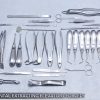 GERMAN 34 PC ORAL DENTAL SURGERY EXTRACTING ELEVATORS FORCEPS INSTRUMENT KIT SET