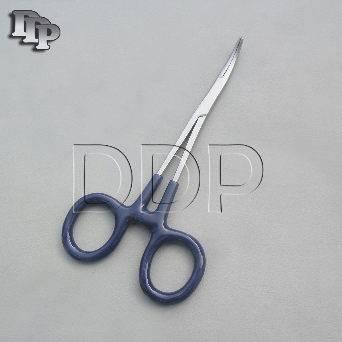 Hemostats Mosquito Forceps Surgical Instruments, Blue Dep Handle 3.5" Curved - Image 3