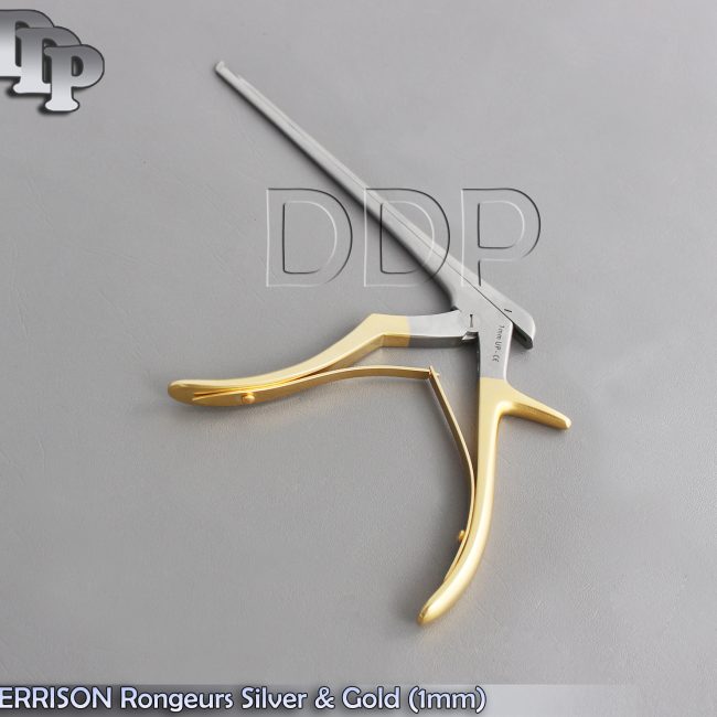 KERRISON Rongeurs Silver & Gold (1mm) Cervical Orthopedic Surgical