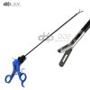 Lap Grasping Forceps 5.8mm x 13mm W/ Serrated Blue Pastic Handle LP-065