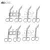Lot Of 8 Pieces Lister Bandage Scissors 4.5" Surgical Dental Utility Scissors