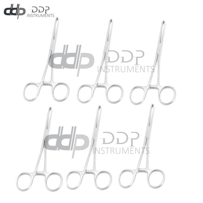 Lot of 6 Pieces Allis Tissue Clamp Forceps 7'' 4x5 Teeth Economy Grade S.Steel