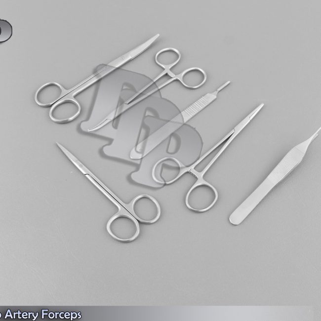 MOSQUITO ARTERY FORCEPS IRIS MAYO SCISSORS SCALPLE HANDLE 3 VETERINARY SURGICAL