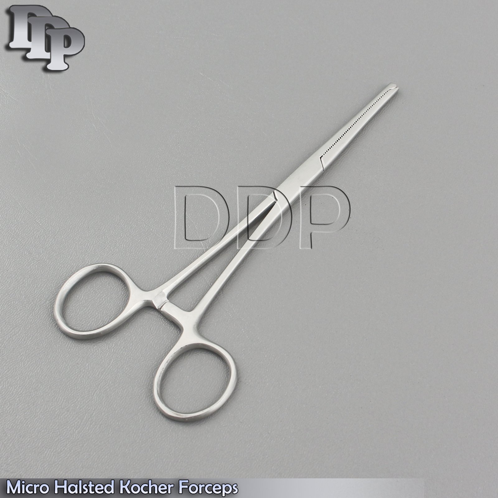 Micro Halsted Kocher Hemostat Locking Clamp Forceps Straight 1x2 Artery Plier