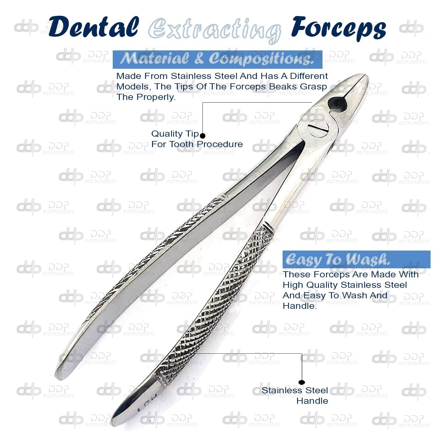 NEW GERMAN EXTRACTING EXTRACTION FORCEPS # MD1 MEAD FORCEPS DENTAL INSTRUMENTS - Image 3