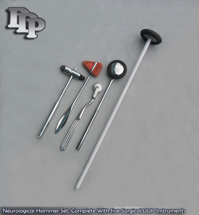 Neurological Hammer Set, Complete With five Instruments DS-790