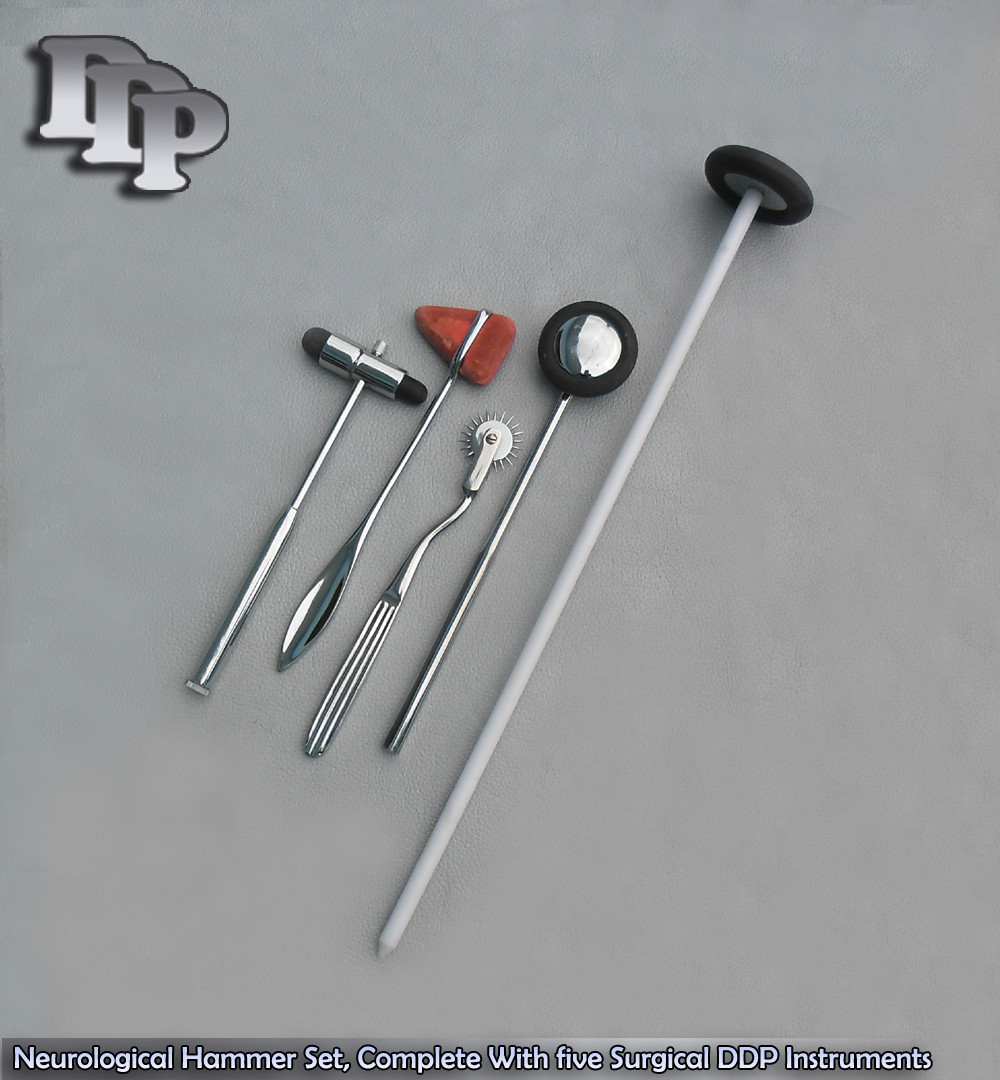 Neurological Hammer Set, Complete With five Instruments DS-790