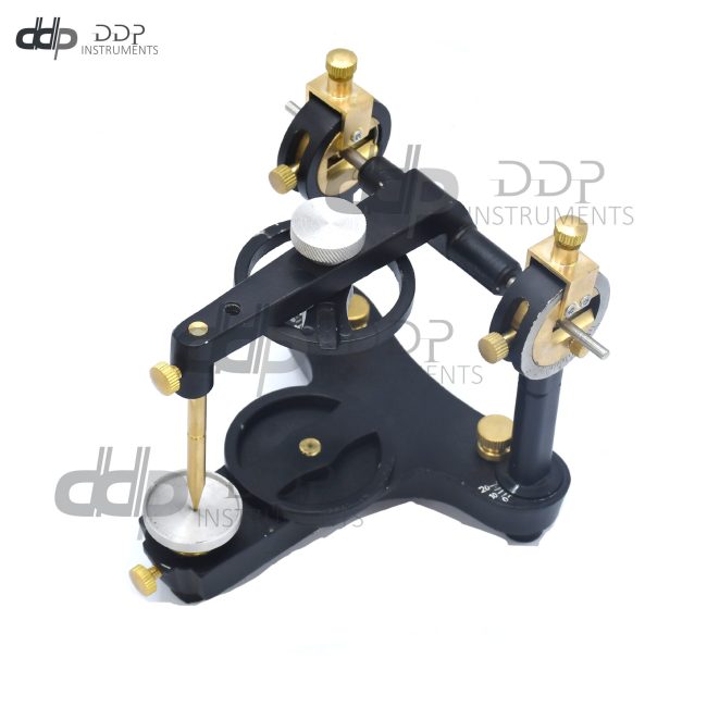 New Dental Lab Equipment Semi-adjustable Dental Articulator Black DN-2218