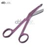 Nurse Doctor Lister Bandage Scissors 3.5" Stainless Steel, (Black Checkers)