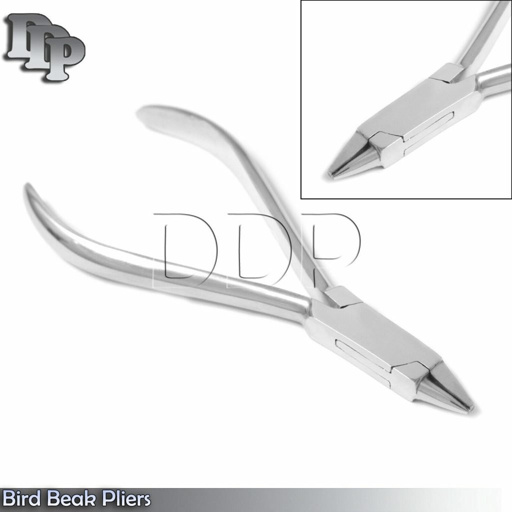 Ortho Bird Beak Plier For Forming Light Wire Long Conical Spring Wire Bending