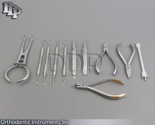 Orthodontic Instruments Set Of 11 Pcs DN-461