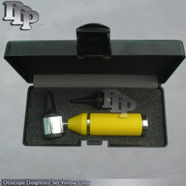 Otoscope Set ENT Medical Diagnostic Surgical Instruments YELLOW NT-946