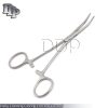 Pet Grooming Curved Hemostat Halsted Clamp Kelly Locking Forceps 5.5'' Plier