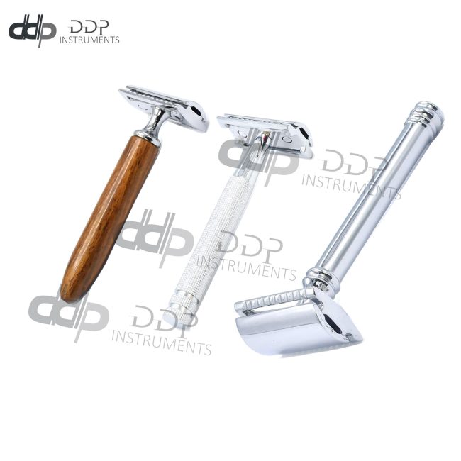 Range Of Double Edge Safety Razors Men's Hair Shaving Butterfly Opening + Blades