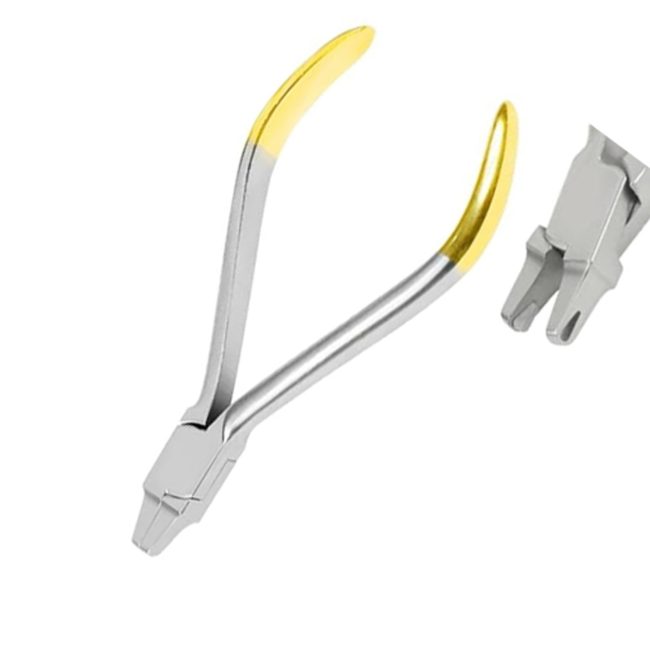 Retainer Invisible Clear Braces Aligner Plier Gold Handle Tear Drop DN-2561