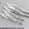 SET OF 4 EXTRA DELICATE CASTROVIEJO NEEDLE HOLDERS + SCISSORS 4" STRAIGHT+CURVED