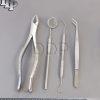 SET OF 4 PCS ORAL DENTAL SURGERY EXTRACTION KIT WITH EXTRACTING FORCEPS #150