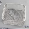 STERILIZING TRAYS Micro Tray Drop Handle 10'' x 9.5" x 4" Mesh Box DN-320