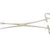 Schroeder Uterine Clamp Tenaculum Forceps 9.5'' 1x2 Prong Surgical Inst DS-2292