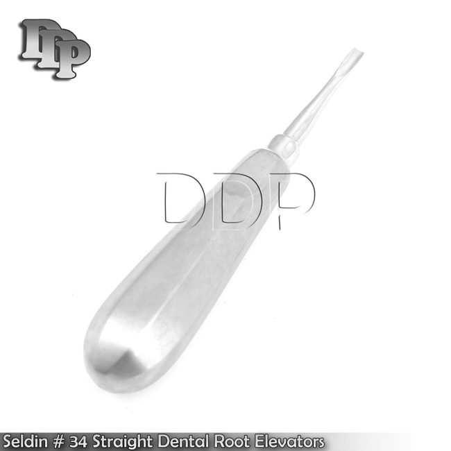 Seldin # 34 Straight Dental Root Elevators Dental Surgical Instruments