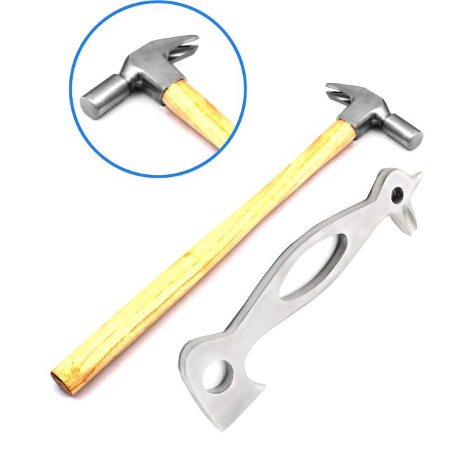 Set Of 2 Farrier Hammer Horse shoe Nail + Shoe Care Grooming Clinch Cutter