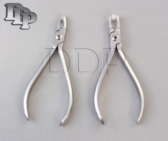 Set of 2 Posterior Band Removing Plier & Johnson Plier Orthodontic Dental
