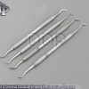 Set of 4 Dental Composite Filling Double Ended Restorative Carvers,Pr-179