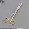 T/C O.R GRADE OPERATING SCISSORS SHARP BLUNT 6.5" CURVED W/ TUNGSTEN CARBIDE INS