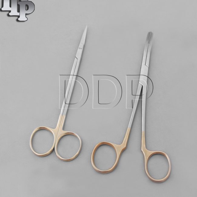 T/C WYNMAN CROWN REMOVER GRIPPER FORCEPS 7" + T/C KELLY SCISSORS CURVED 6.25"