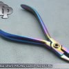 THREE JAWS PRONG CLASP ADJUSTING ORTHO PLIER TITANIUM COATED