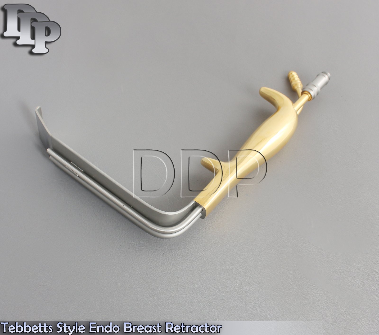 Tebbetts Style Endo Breast Retractor 80mm x 16mm, Fiberoptic Suction Tub BST-011 - Image 5