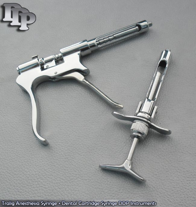 Tralig Anesthesia Syringe + Dental Cartridge Syringe Instruments