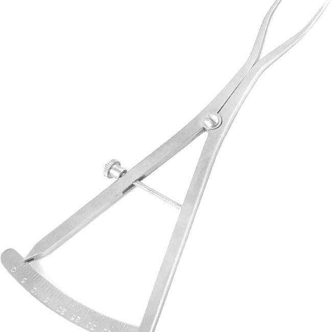 Weiss Modified Castroviejo Caliper 6.75" 0-40mm,Surgical Dental Instruments