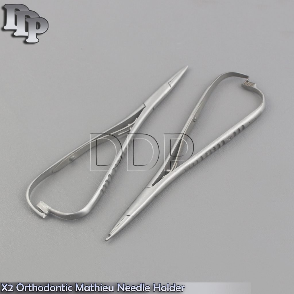X2 Orthodontic Mathieu Needle Holder Surgical Instrument Bracket Remover Forceps