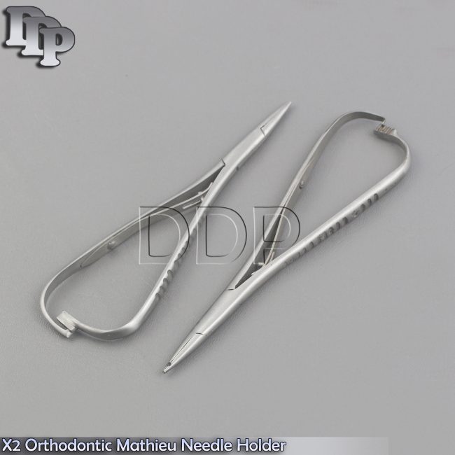 X2 Orthodontic Mathieu Needle Holder Surgical Instrument Bracket Remover Forceps