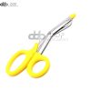 Yellow EMT Paramedic Bandage Shears Scissors 7.5" W/Plastic Color Probe