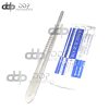 1 SCALPEL KNIFE HANDLE #4 + 5 Pcs STERILE SURGICAL BLADE #23